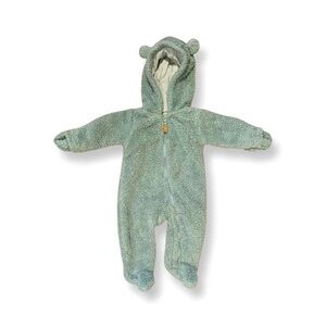 Carter’s Zip-Up Sherpa Pram in Blue - Size 3 to 6 Months